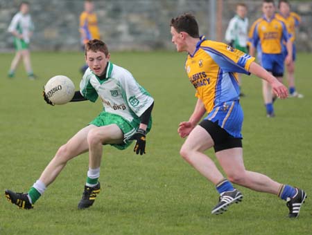 Action from the under 16 challenge between Aodh Ruadh and Glencar Manorhamilton.