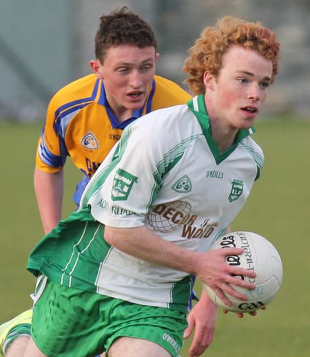 Action from the under 16 challenge between Aodh Ruadh and Glencar Manorhamilton.