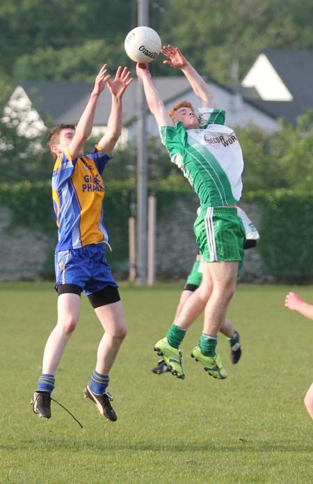 Action from the under 16 challenge between Aodh Ruadh and Glencar Manorhamilton.