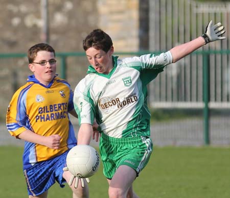 Action from the under 16 challenge between Aodh Ruadh and Glencar Manorhamilton.