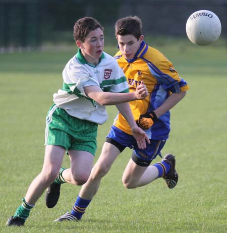 Action from the under 16 challenge between Aodh Ruadh and Glencar Manorhamilton.