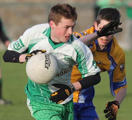 Action from the under 16 challenge between Aodh Ruadh and Glencar Manorhamilton.