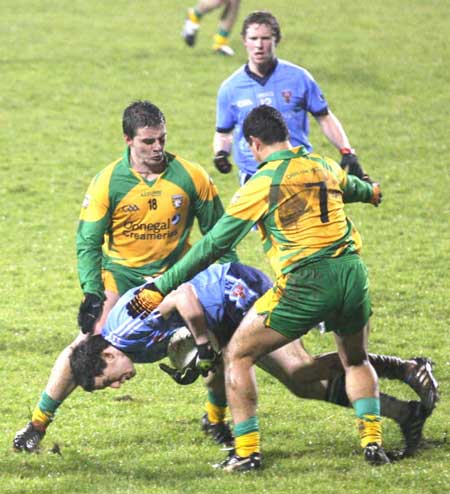 Action from the Peter Boyle's senior inter-county debut for Donegal.