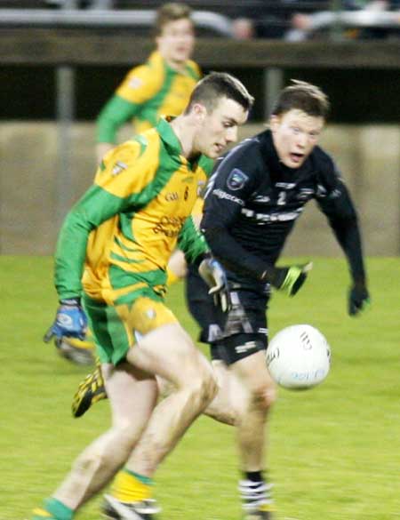 Action from the Peter Boyle's second senior inter-county gamefor Donegal.