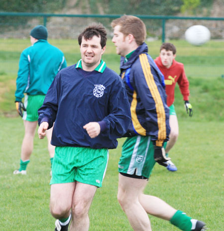 Action from the Saint Patrick's challenge game between Aodh Ruadh and Killybegs.