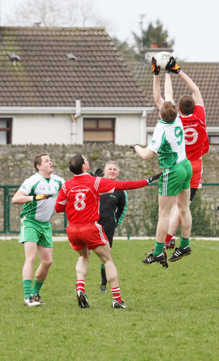 Action from the Saint Patrick's challenge game between Aodh Ruadh and Killybegs.