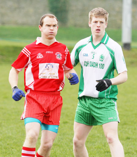 Action from the Saint Patrick's challenge game between Aodh Ruadh and Killybegs.