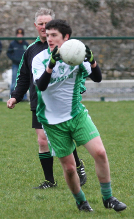 Action from the Saint Patrick's challenge game between Aodh Ruadh and Killybegs.