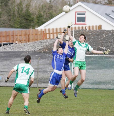 Action from the Saint Patrick's challenge game between Aodh Ruadh and Killybegs.