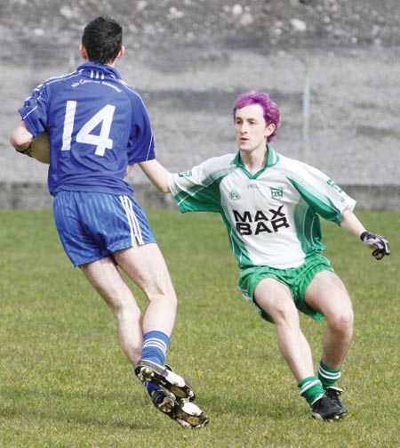 Action from the Saint Patrick's challenge game between Aodh Ruadh and Killybegs.