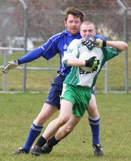 Action from the Saint Patrick's challenge game between Aodh Ruadh and Killybegs.