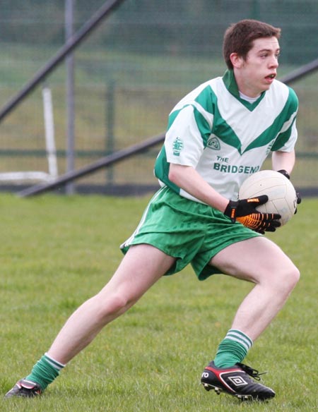 Action from the Saint Patrick's challenge game between Aodh Ruadh and Killybegs.