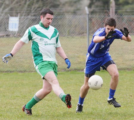 Action from the Saint Patrick's challenge game between Aodh Ruadh and Killybegs.