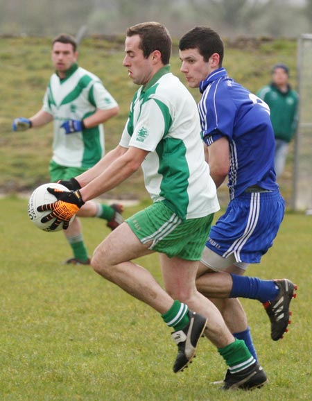 Action from the Saint Patrick's challenge game between Aodh Ruadh and Killybegs.