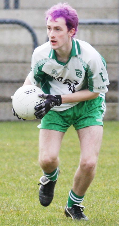 Action from the Saint Patrick's challenge game between Aodh Ruadh and Killybegs.