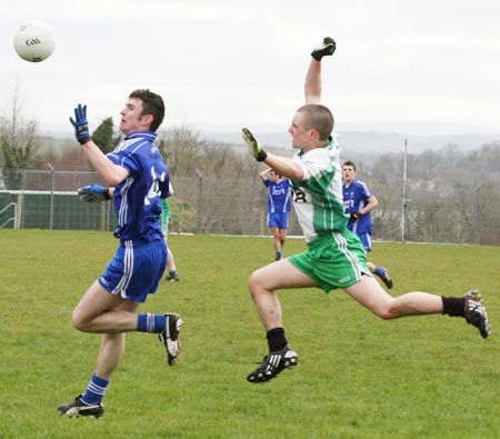 Action from the Saint Patrick's challenge game between Aodh Ruadh and Killybegs.