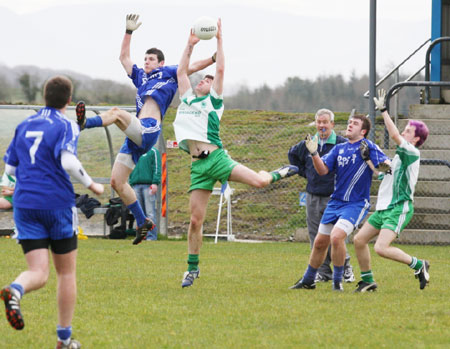 Action from the Saint Patrick's challenge game between Aodh Ruadh and Killybegs.