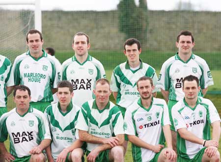 Action from the reserve senior division three match against Naomh Bríd.