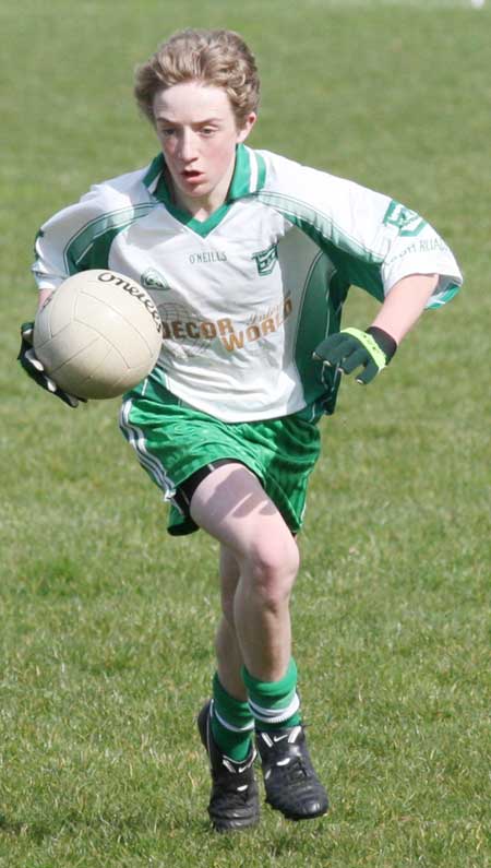 Action from the under 16 league clash between Aodh Ruadh and Bundoran.