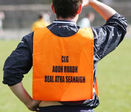 Action from the under 16 league clash between Aodh Ruadh and Bundoran.