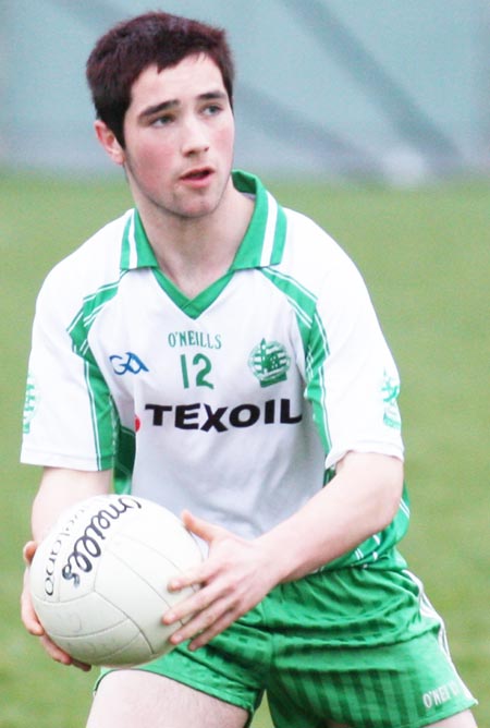 Action from the minor league clash between Aodh Ruadh and Saint John's.