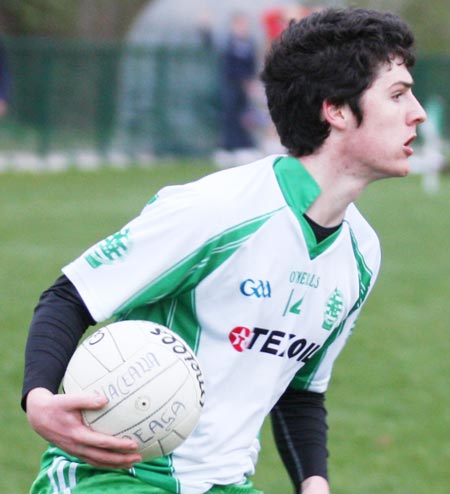 Action from the minor league clash between Aodh Ruadh and Saint John's.