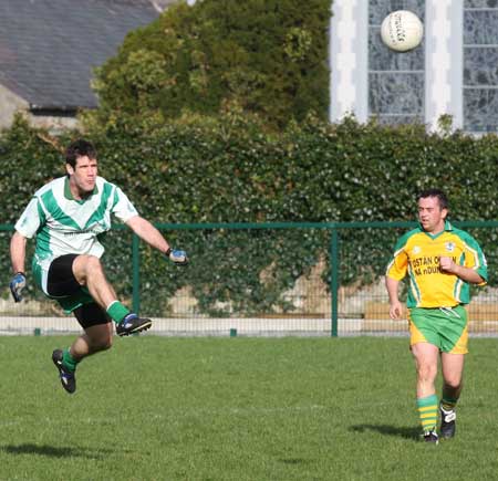 Action from the reserve senior division three match against Downings.