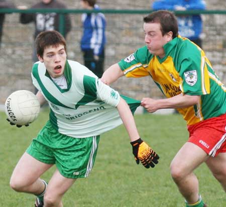 Action from the reserve senior division three match against Downings.