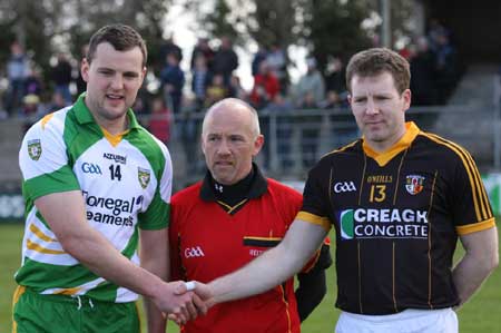 Action from the NFL fixture between Antrim and Donegal.