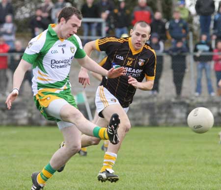 Action from the NFL fixture between Antrim and Donegal.