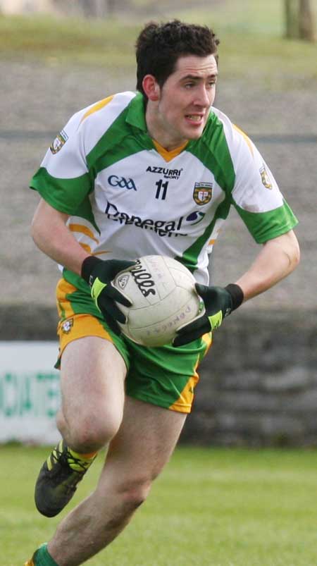 Action from the NFL fixture between Antrim and Donegal.