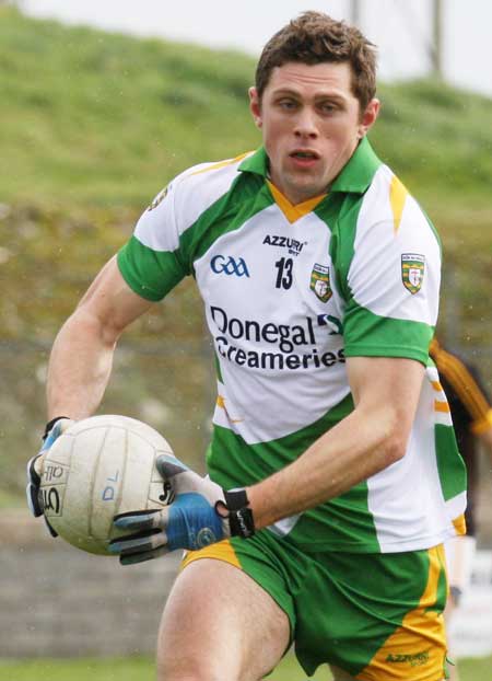 Action from the NFL fixture between Antrim and Donegal.