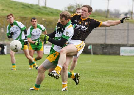 Action from the NFL fixture between Antrim and Donegal.