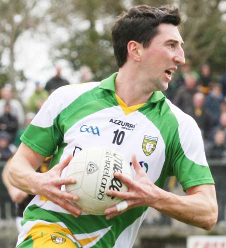 Action from the NFL fixture between Antrim and Donegal.