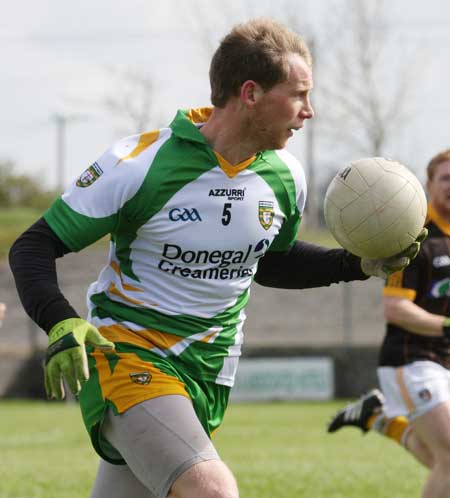 Action from the NFL fixture between Antrim and Donegal.