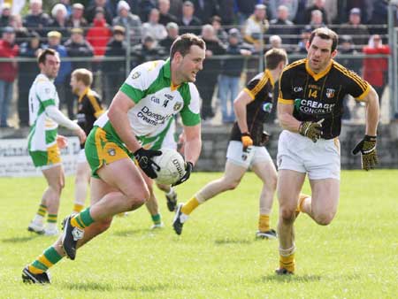 Action from the NFL fixture between Antrim and Donegal.