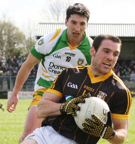 Action from the NFL fixture between Antrim and Donegal.