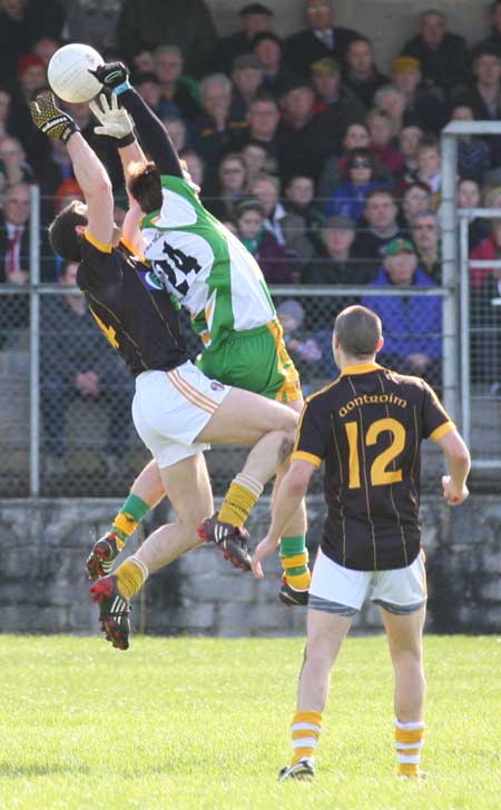 Action from the NFL fixture between Antrim and Donegal.