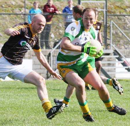 Action from the NFL fixture between Antrim and Donegal.