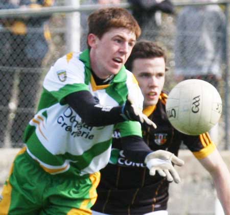 Action from the NFL fixture between Antrim and Donegal.