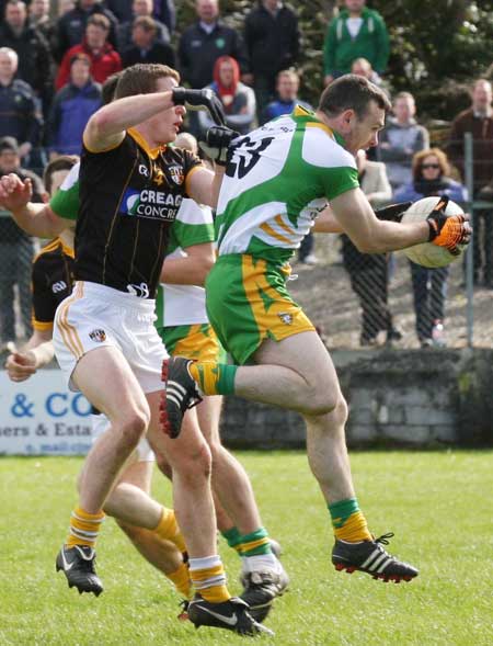 Action from the NFL fixture between Antrim and Donegal.