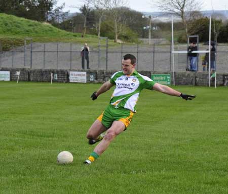 Action from the NFL fixture between Antrim and Donegal.