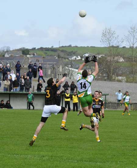 Action from the NFL fixture between Antrim and Donegal.