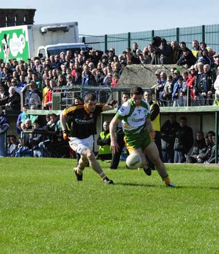 Action from the NFL fixture between Antrim and Donegal.