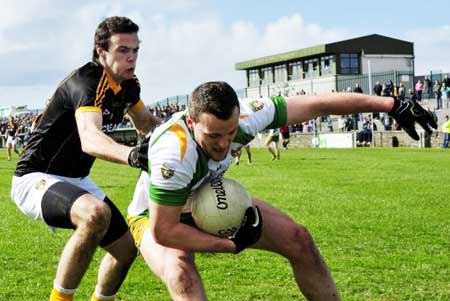 Action from the NFL fixture between Antrim and Donegal.