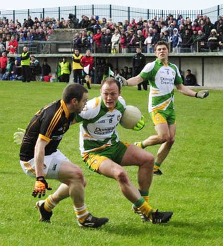 Action from the NFL fixture between Antrim and Donegal.