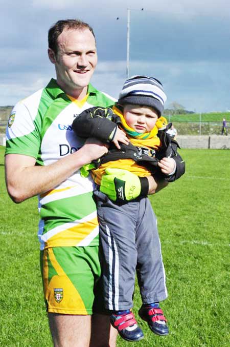 Action from the NFL fixture between Antrim and Donegal.