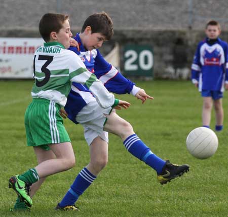 Action from the under 16 league clash between Aodh Ruadh and Bundoran.