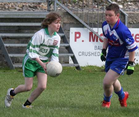 Action from the under 16 league clash between Aodh Ruadh and Bundoran.