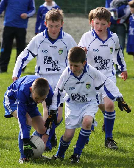 Action from the under 16 league clash between Aodh Ruadh and Bundoran.